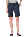 Picture of FR22NV DICKIES WOMEN'S 9" RELAXED FIT FLAT FRONT SHORTS - DARK NAVY