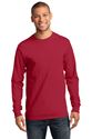 Picture of PC61LST PORT & COMPANY TALL LONG SLEEVE ESSENTIAL TEE