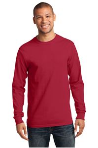Picture of PC61LST PORT & COMPANY TALL LONG SLEEVE ESSENTIAL TEE