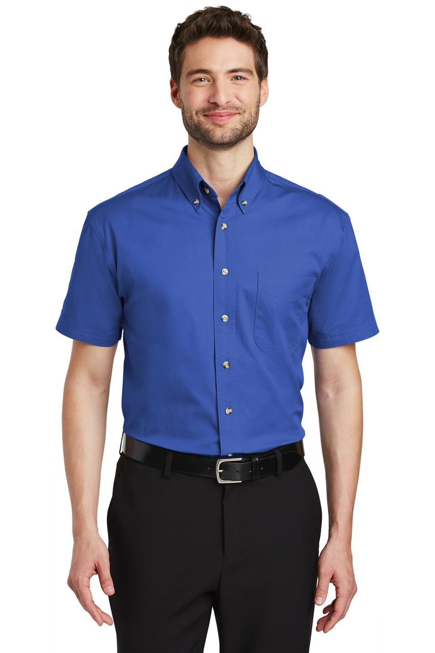 GearUpTLS. S500T PORT AUTHORITY SHORT SLEEVE TWILL SHIRT