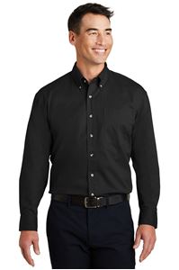 Picture of TLS600T PORT AUTHORITY TALL LONG SLEEVE TWILL SHIRT