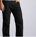 Picture of 2055791 MEN’S RELAXED FIT FLEECE LINED STRAIGHT LEG JEAN IN BLACK QUARTZ
