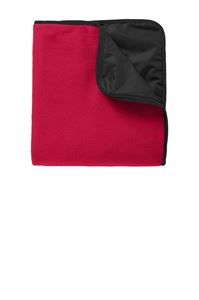 Picture of TB850 RED PORT AUTHORITY FLEECE & POLY TRAVEL BLANKET